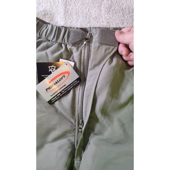Army Issue ECWCS Primaloft Level 7 Parka Trousers Pants Gray Large Regular NWT - Picture 8 of 11